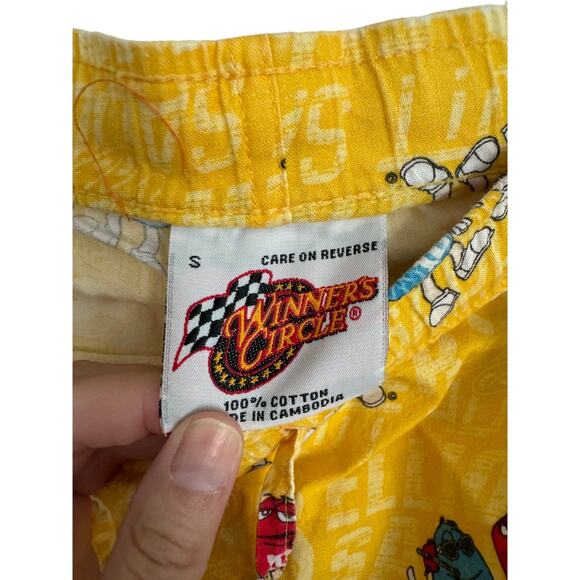 Vintage M&M Nascar Winner’s Circle Pajama Pants Size Small - Picture 6 of 6